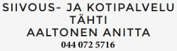 Siivous- ja Kotipalvelu Aaltonen Tähti Anitta logo